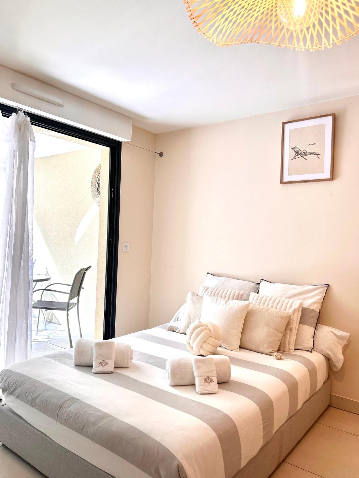 Studio Neuf - Portes De Monaco - Confort - Wifi - Clim Екстериор снимка